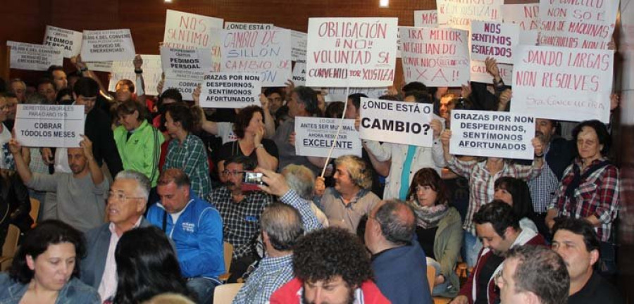 Los trabajadores irán a la huelga si el Concello no negocia antes del 15 de julio