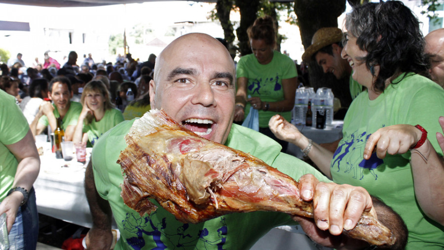 Moraña mantiene el Carneiro ao Espeto sin la gran comida popular