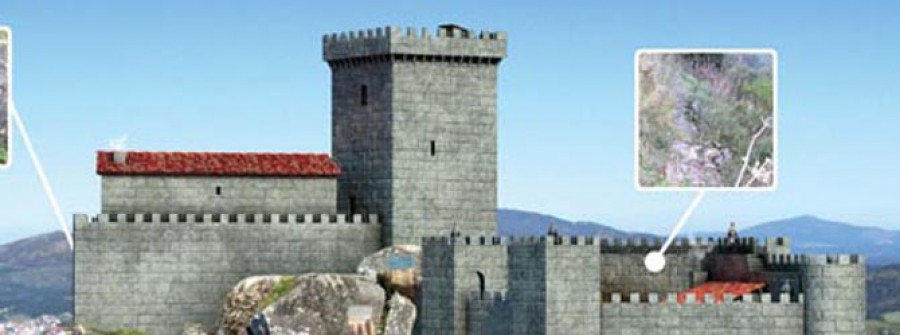 Proyectan la reconstrucción  de la muralla del castillo de Lobeira