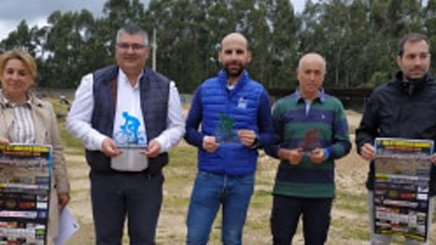 La II Mini BTT atrae a medio millar de ciclistas hasta Ribadumia