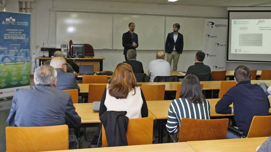 La Universidad acoge la exposición de cuatro proyectos sostenibles desarrollados junto  a empresas gallegas