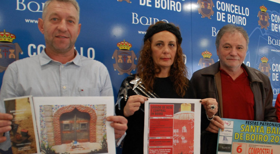 Boiro celebra sus fiestas
de Santa Baia con verbenas, callos y el encendido navideño