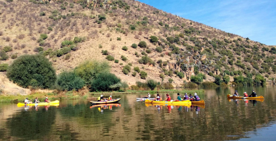 En kayak por el río Coa para descubrir el arte ibérico más ancestral