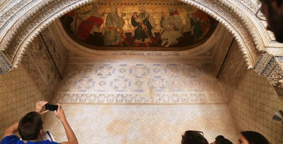 La Alhambra de Granada recupera unas pinturas únicas