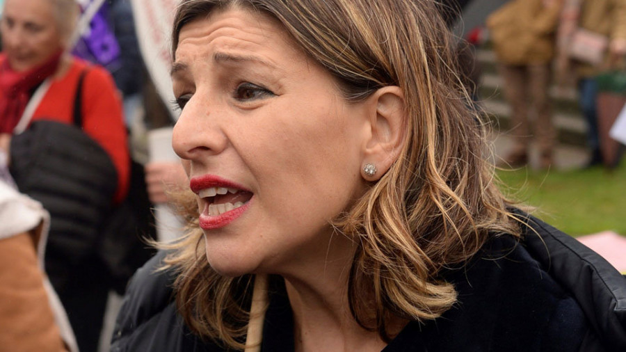 Yolanda Díaz emplaza a Villares  a que aclare si quiere “la unidad”