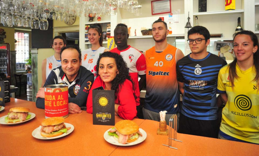 Hamburguesas solidarias para patrocinar el deporte local