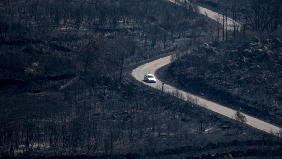 Estabilizado el incendio de Viana do Bolo tras quemar 200 hectáreas