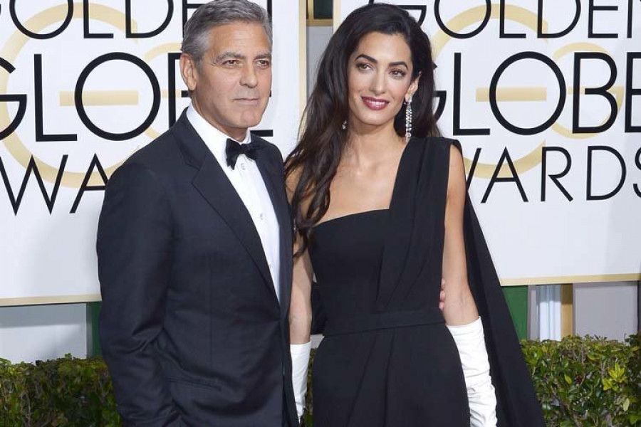 Los gemelos de George Clooney y Alma Alamuddin son “niño y niña”