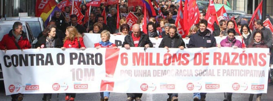 CCOO y UGT llaman  a la movilización  del 1 de mayo “para loitar polos dereitos”