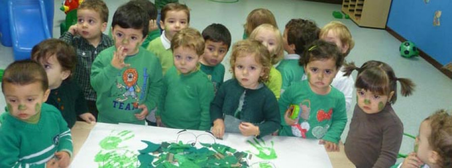 La Escuela Infantil Municipal descubre el color verde