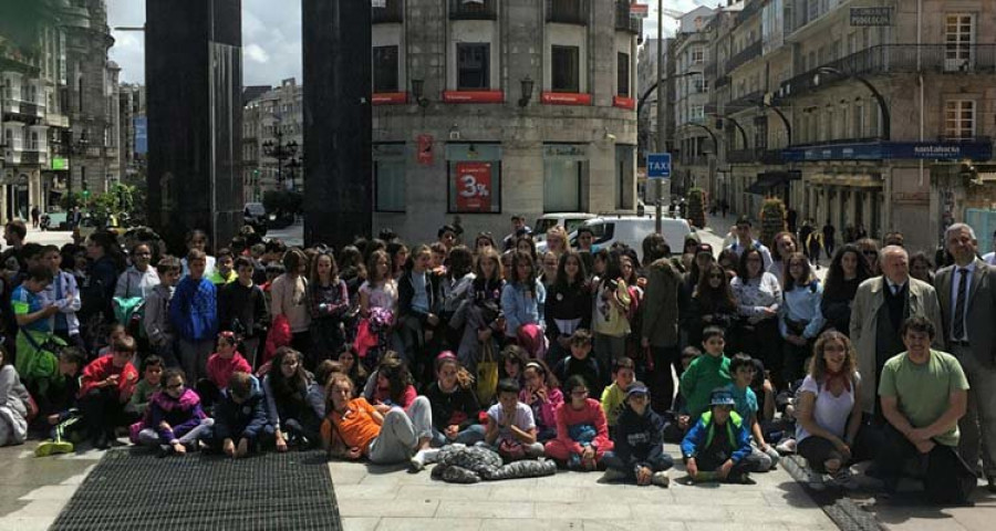 Alumnos de galego no Bierzo e Sanabria visitan Galicia para achegarse á lingua