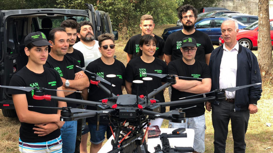 La lucha contra la velutina innova con drones con mira láser y fusiles