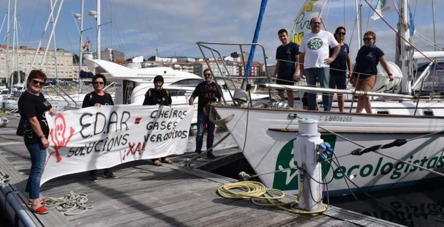 Afectados por la EDAR de Ribeira critican que ya se recepcionó la obra, pero el Concello lo niega