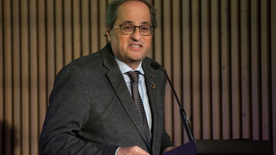 La Fiscalía pide la inadmisión de plano del recurso de Torra, lo que aceleraría 
su inhabilitación