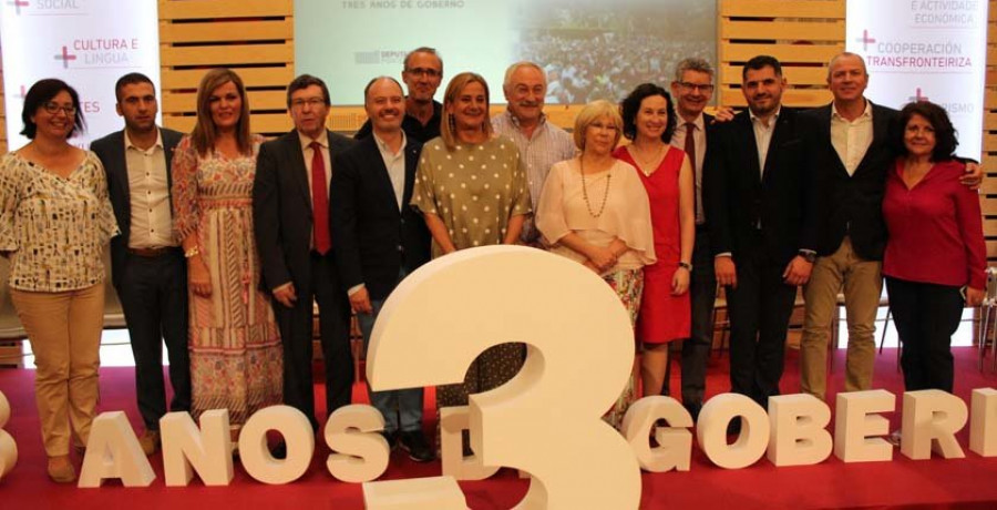El gobierno de la Diputación celebra tres años de gestión en “equidade”