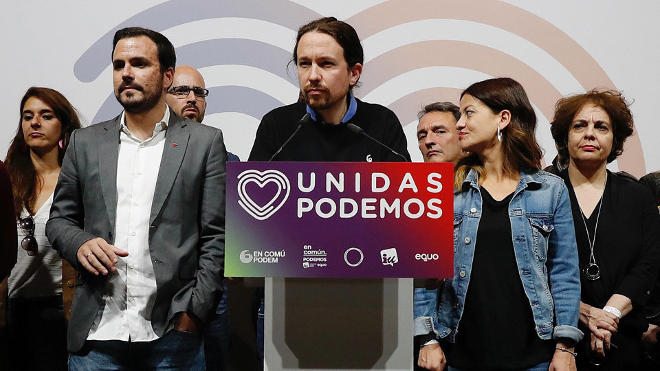 Iglesias apuesta por crear un gobierno de izquierdas pese a su notable bajada de diputados