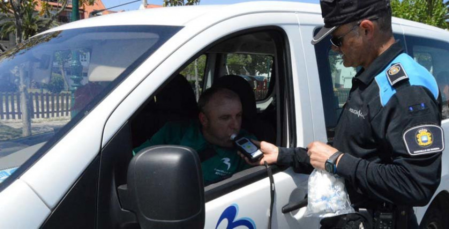 Aumentan las alcoholemias al volante en Boiro, con cuatro nuevos casos en una sola noche