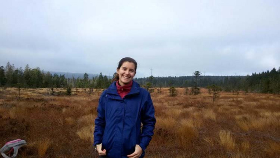 Una gallega estudia la Patagonia chilena para entender el clima