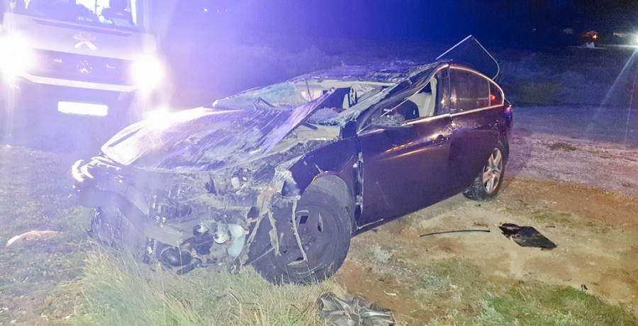 Una salida de vía en A Illa se salda con un fallecido y tres heridos de carácter leve