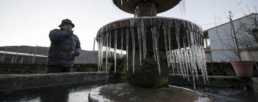 La madrugada de ayer batíó récords de bajas temperaturas por toda España