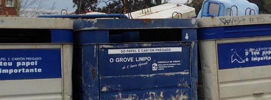 O GROVE-Fredi Bea prepara la venta  de los contenedores antiguos