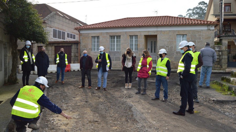 Comienzan las obras de humanización de O Santo, en Nantes, para convertir el entorno en una gran plaza pública