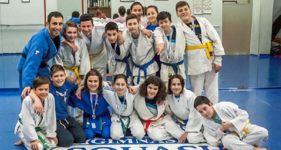Los judokas del Squash logran cinco podios en Redondela