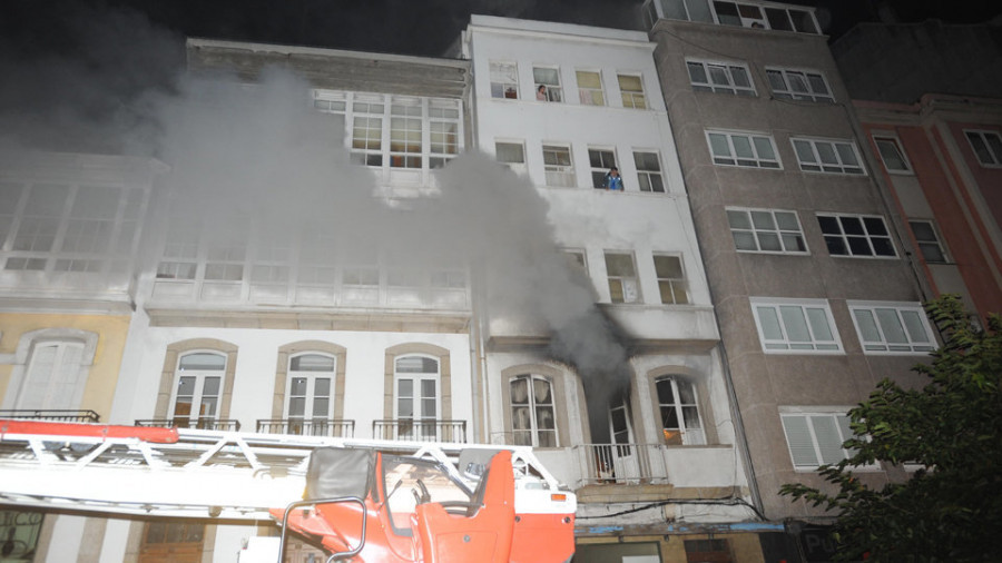 Detienen en Palencia a un okupa como autor del fuego del edificio de la calle del Socorro