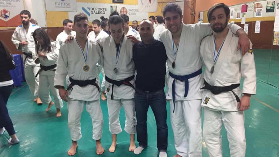 Trigo, campeón Gallego de Jiu Jitsu, se gana el pase al nacional