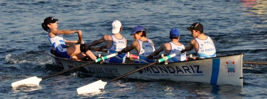 La temporada de remo arrancará con las regatas de bateles de A Pobra y Marín