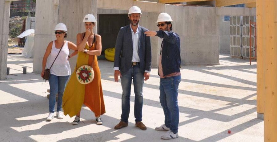 Las obras de la nueva guardería municipal de Vilaxoán estarán listas en el mes de septiembre