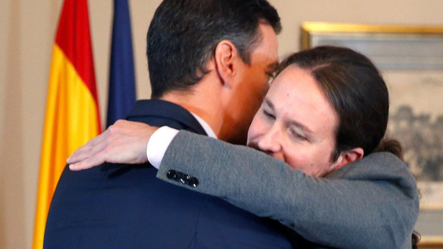 Sánchez cede a formar una coalición con Iglesias, que le promete “lealtad”