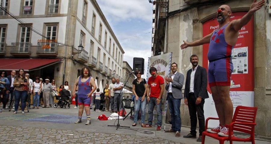 O Festiclown consolídase en Vilagarcía con artistas de renome internacional