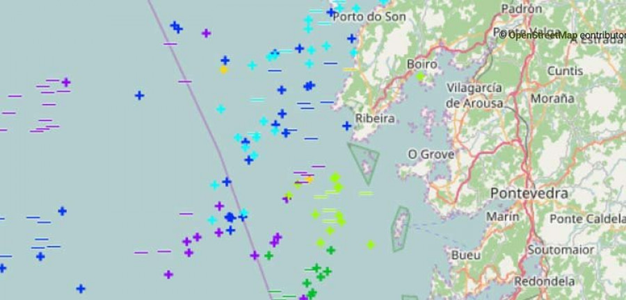 RIVEIRA - Registrados más de 40 rayos en el litoral en un tramo de once horas