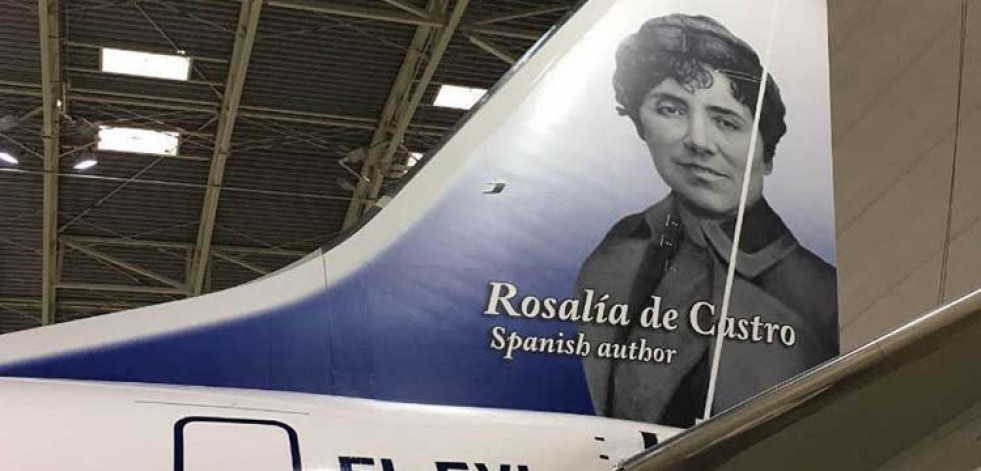 Norwegian Air dedica un avión a Rosalía de Castro
