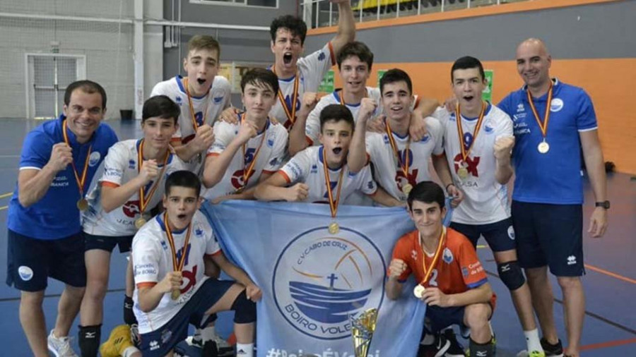 Boiro presume de campeones de España gracias al Jealsa cadete