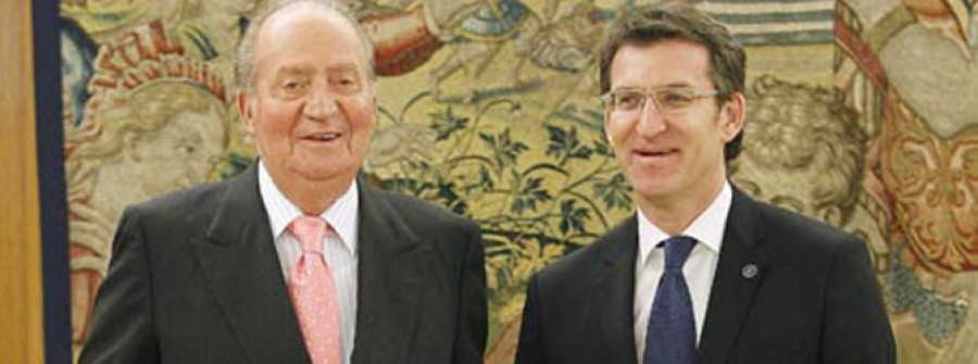 Feijóo pide al rey que lleve en su agenda internacional el sector naval gallego