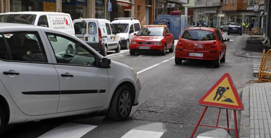 Vilagarcía estrena los cambios en el tráfico del centro sin incidencias