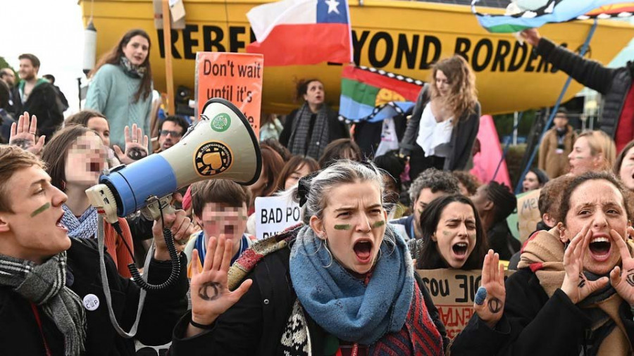 Crece el nerviosismo social en la recta final de la cumbre del clima