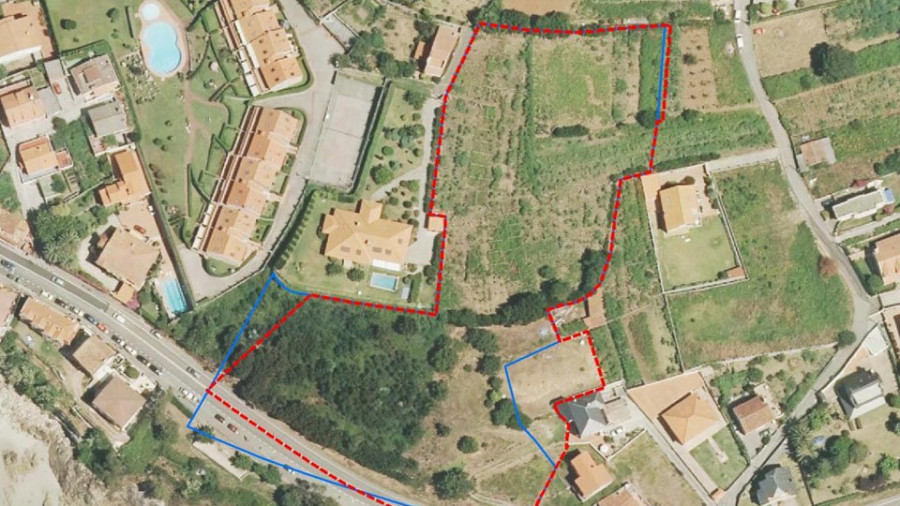 Proyectan una urbanización de chalés adosados entre A Carabuxeira y Nanín