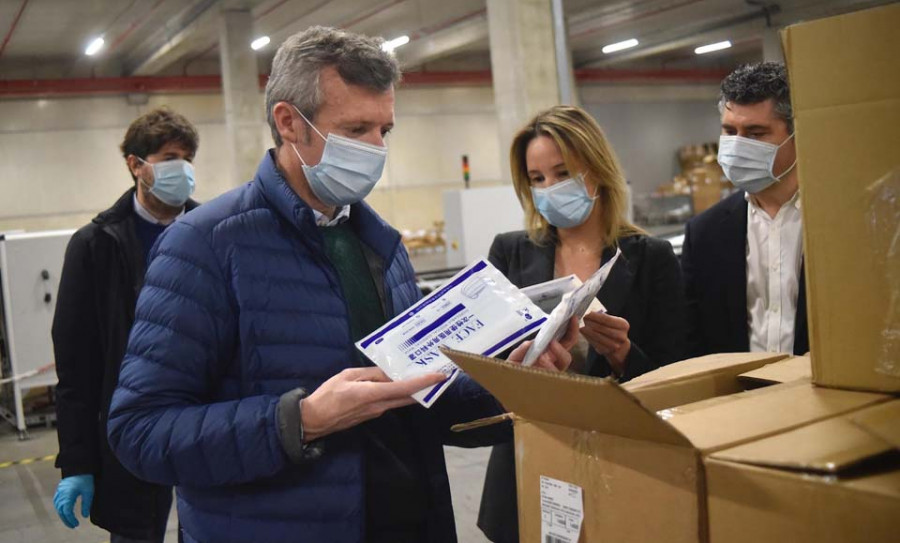 La Xunta reclama “mayor implicación” al Gobierno para garantizar el reparto de equipos de protección