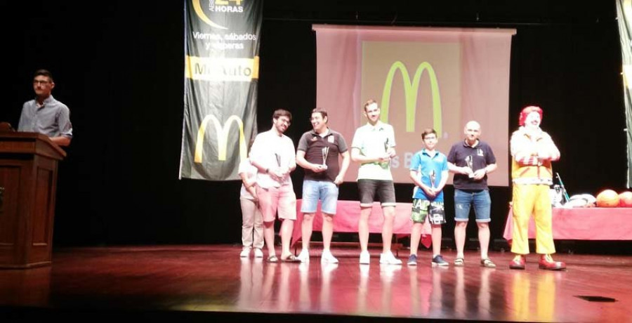 Pablo Tubío,  vencedor senior del Open McDonalds