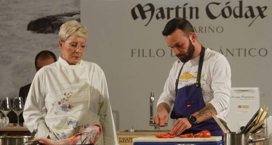 El chef Iván Domínguez sorprende con su propuesta en Martín Códax