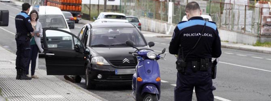 Los vecinos piden más seguridad en la recta de Rubiáns, que registró un nuevo siniestro