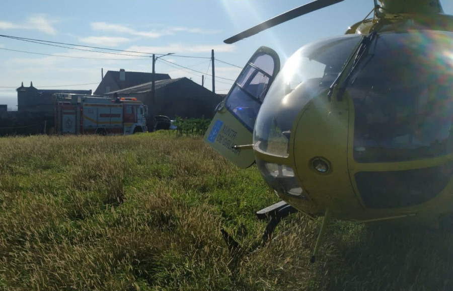 Fallece un joven ribeirense en un accidente entre su moto y un camión de bombonas en Castiñeiras