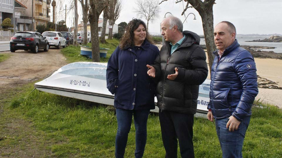 Vilanova contrata por 32.500 euros la creación de un tramo de paseo marítimo en As Sinas
