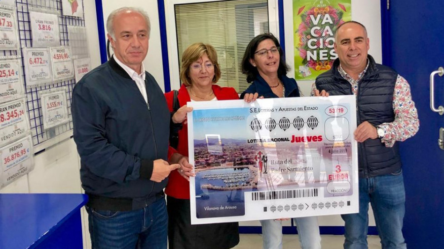 La Lotería Nacional dedica su billete del 4 de julio a una imagen aérea de Vilanova