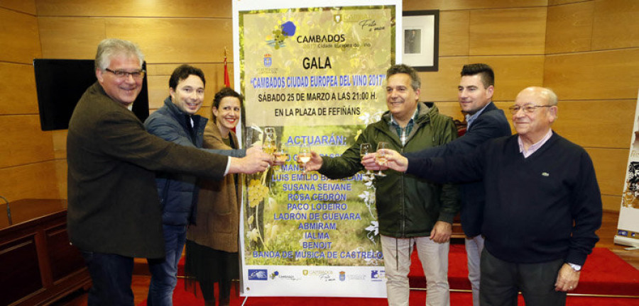 CAMBADOS.- La Gala de la Ciudad Europea cambia Fefiñáns por Peña a causa del frío