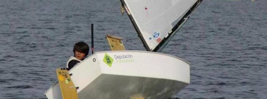 Jacobo García, en el Nacional de Optimist en Cartagena