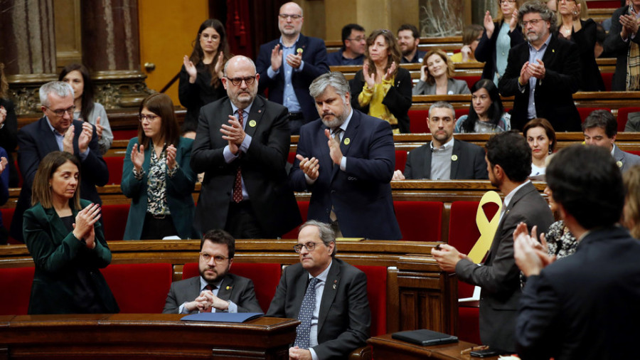 El cisma entre JxCat y ERC por Torra pone la legislatura al borde del abismo